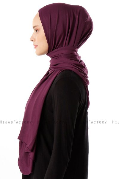 Neylan - Hijab Jersey Basic Prugna