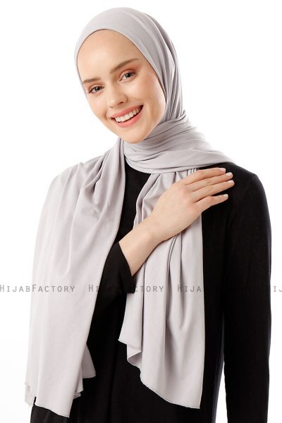 Neylan - Hijab Jersey Basic Grigio Chiaro