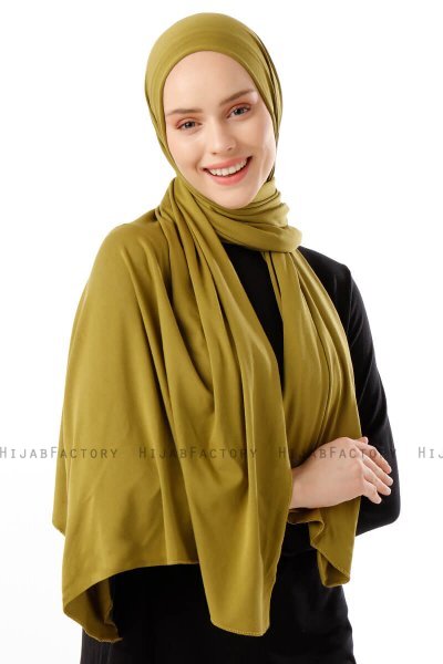 Neylan - Hijab Jersey Basic Verde Oliva
