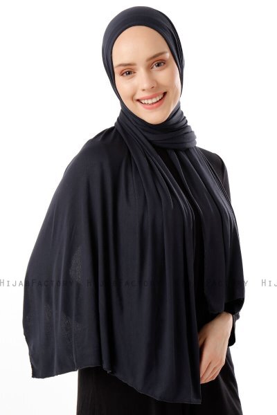 Neylan - Hijab Jersey Basic Blu Navy Scuro