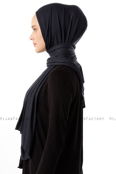 Neylan - Hijab Jersey Basic Blu Navy Scuro