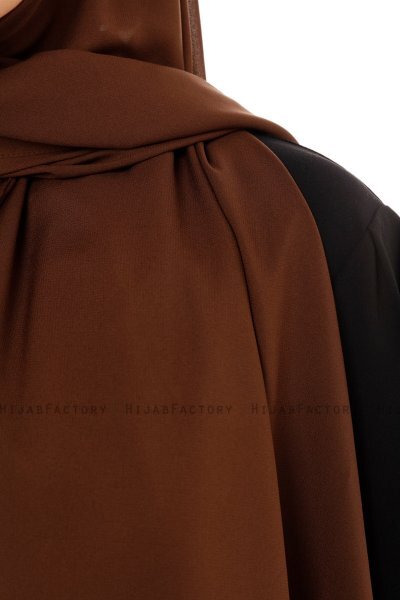Esra - Hijab Chiffon Marrone