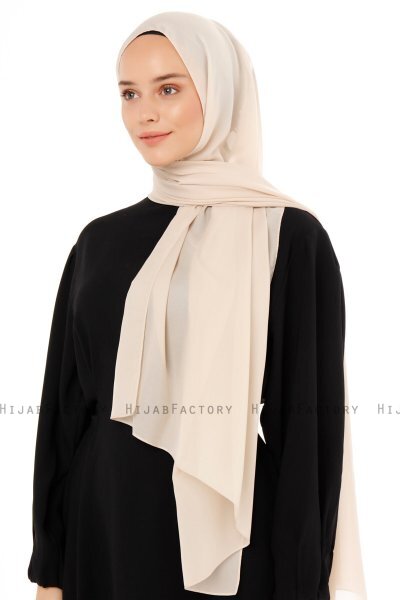 Esra - Hijab Chiffon Nude