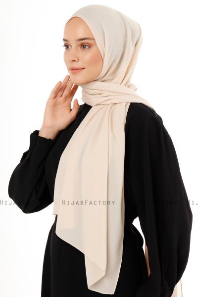 Esra - Hijab Chiffon Beige