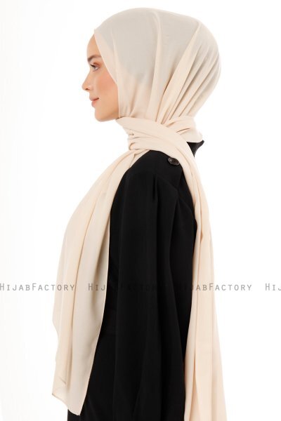 Esra - Hijab Chiffon Beige