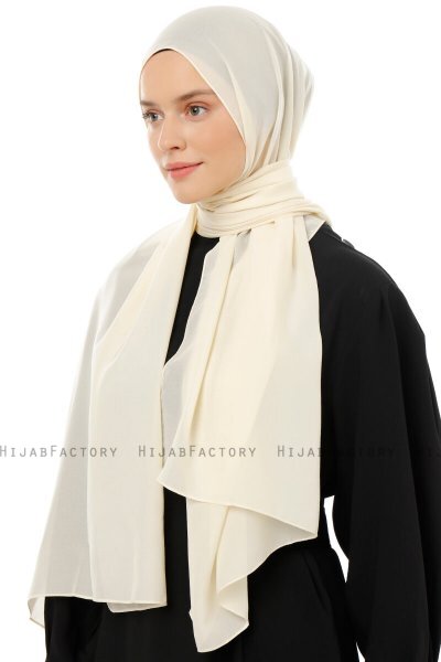 Esra - Hijab Chiffon Beige Chiaro
