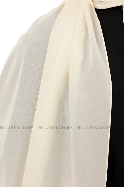 Esra - Hijab Chiffon Beige Chiaro