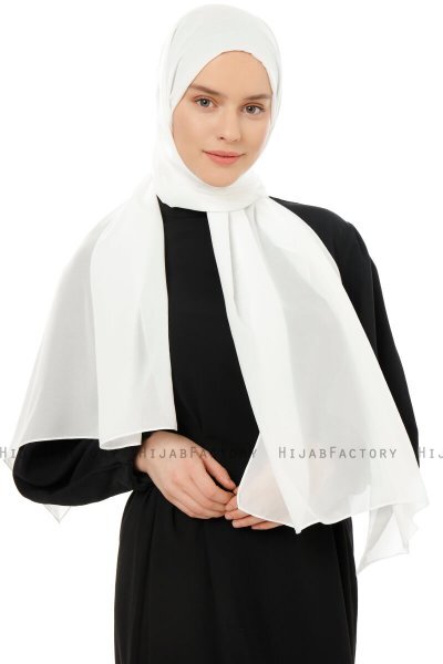 Esra - Hijab Chiffon Creme