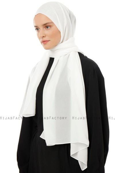 Esra - Hijab Chiffon Creme