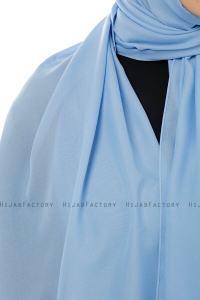 Esra - Hijab Chiffon Azzurro