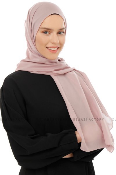 Esra - Hijab Chiffon Rosa Scuro