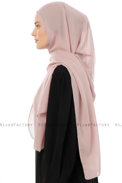Esra - Hijab Chiffon Rosa Scuro