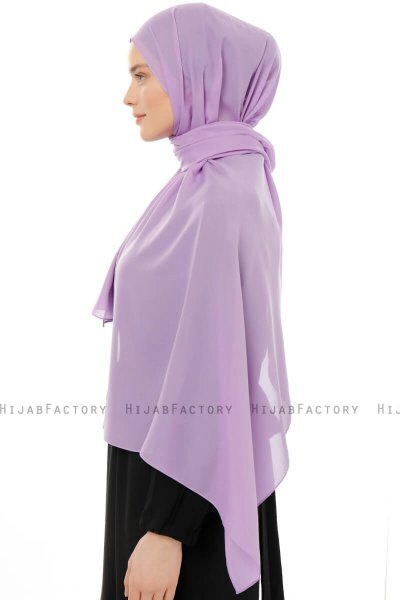 Esra - Hijab Chiffon Viola Chiaro