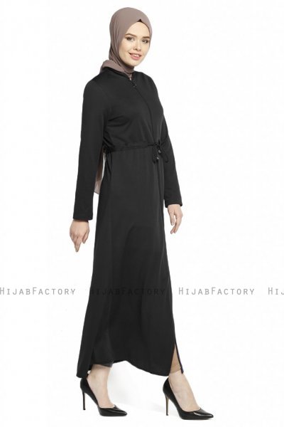 Emine - Abaya Nero - Miss Cazibe