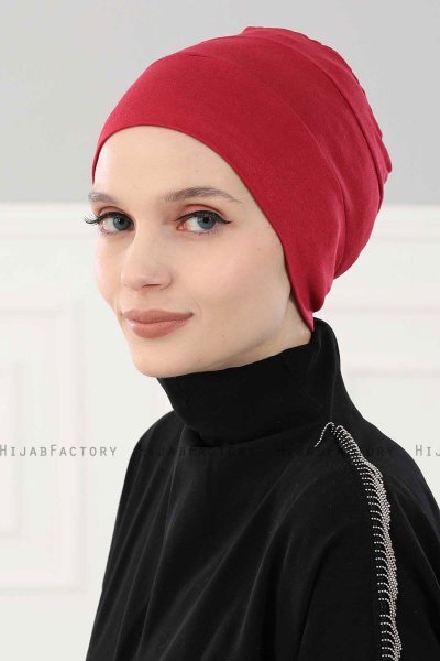 Stella - Turbante Di Cotone Bordò