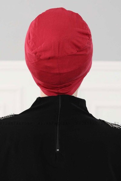 Stella - Turbante Di Cotone Bordò