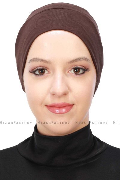 Stella - Turbante Di Cotone Marrone