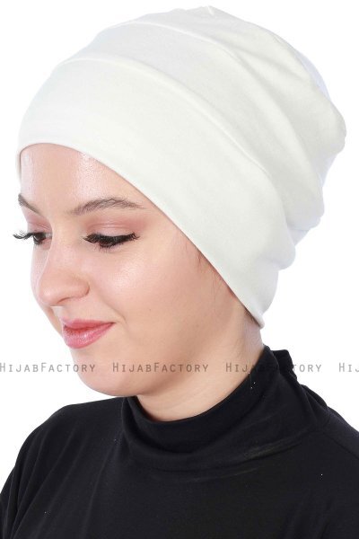 Stella - Turbante Di Cotone Creme