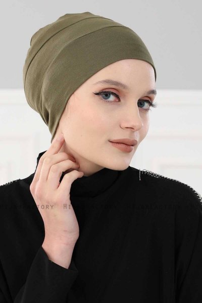 Stella - Turbante Di Cotone Cachi