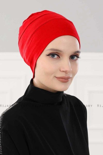 Stella - Turbante Di Cotone Rosso
