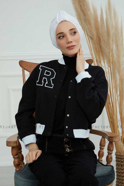 Laura - Turbante Di Cotone Bianca