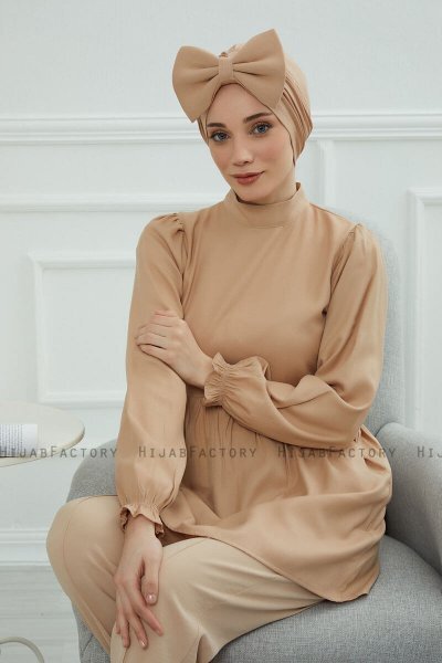 Julia - Turbante Di Cotone Sand