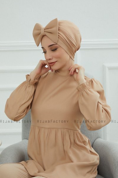 Julia - Turbante Di Cotone Sand
