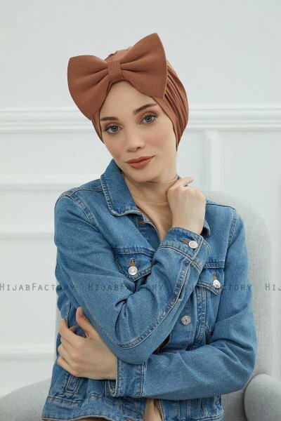Julia - Turbante Di Cotone Caramel