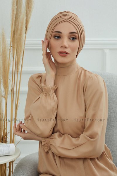 Wilma - Turbante Di Cotone Sand