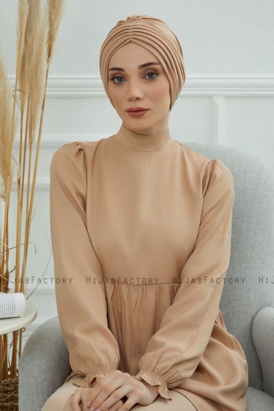 Wilma - Turbante Di Cotone Sand