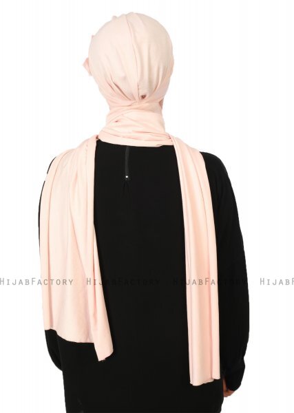 Bianca - Turbante Di Cotone Rosa Antico