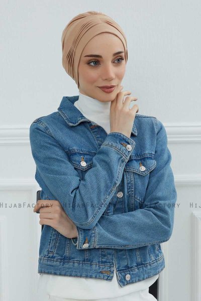 Linda - Turbante Di Cotone Sand