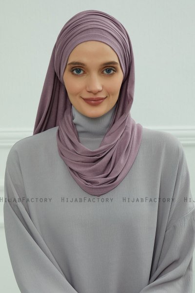 Rebecca - Turbante Di Cotone Lilac