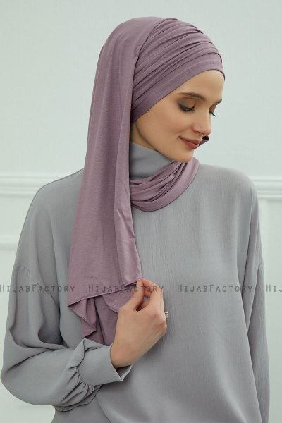 Rebecca - Turbante Di Cotone Lilac