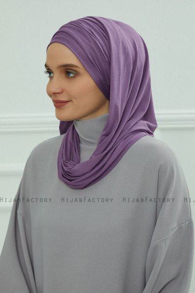 Rebecca - Turbante Di Cotone Violet