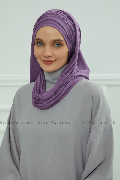 Rebecca - Turbante Di Cotone Violet