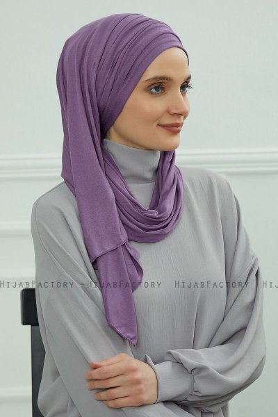 Rebecca - Turbante Di Cotone Violet