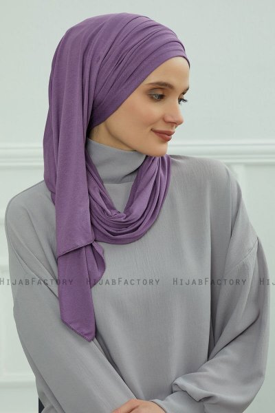 Rebecca - Turbante Di Cotone Violet