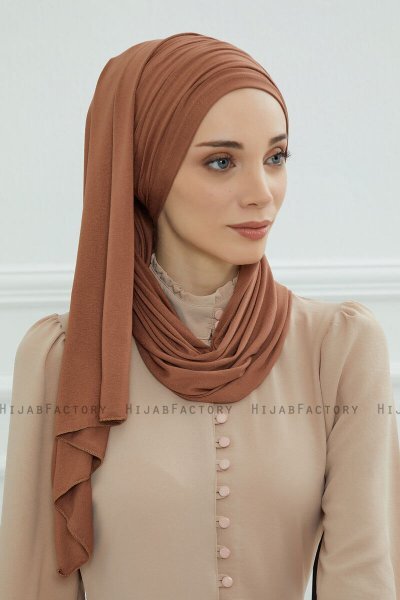 Rebecca - Turbante Di Cotone Caramel