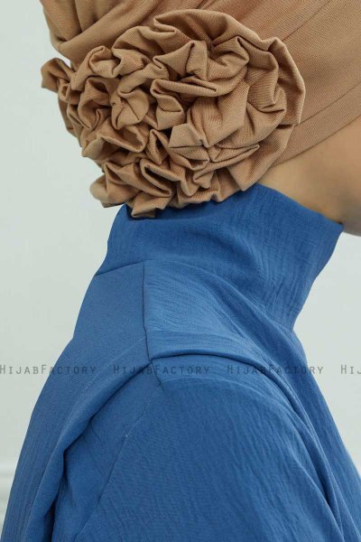 Elisabeth - Turbante Di Cotone Caramel