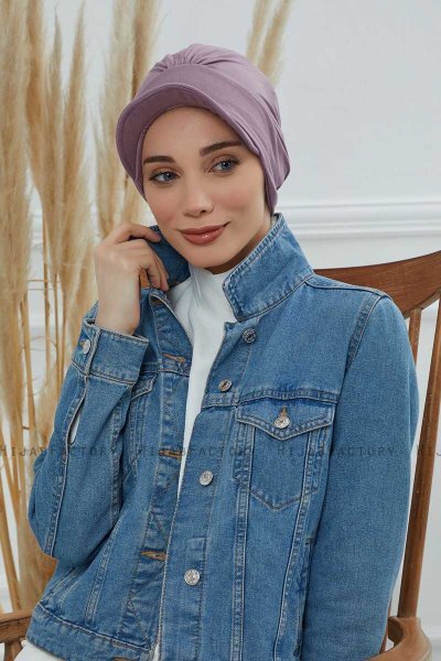 Sandra - Turbante Di Cotone Lilac