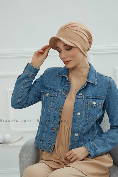 Sandra - Turbante Di Cotone Sand