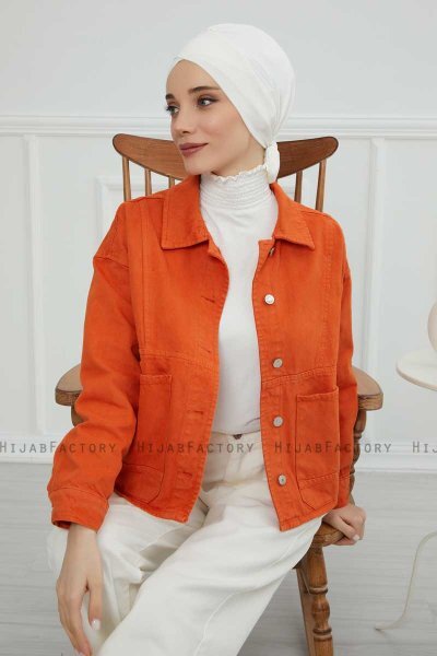 Ellie - Turbante Di Cotone Creme