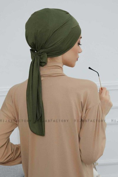 Ellie - Turbante Di Cotone Cachi
