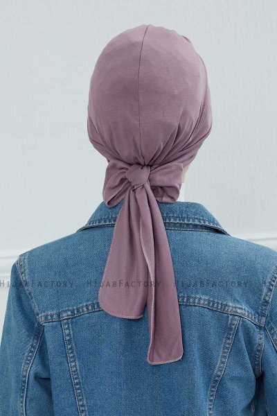 Ellie - Turbante Di Cotone Lilac