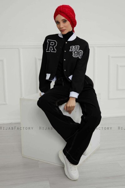 Theresa - Turbante Di Cotone Rosso - Ayse Turban