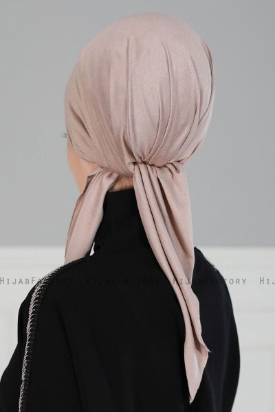 Felicia - Turbante Di Cotone Taupe