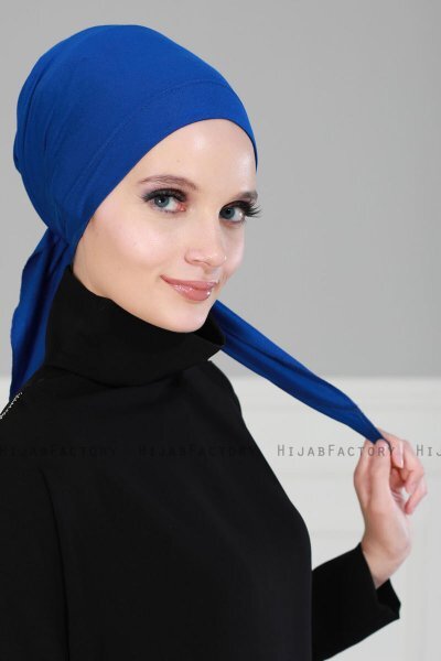 Felicia - Turbante Di Cotone Blu