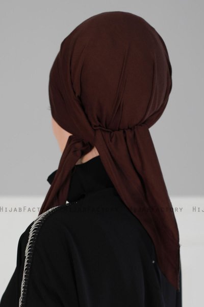 Felicia - Turbante Di Cotone Marrone