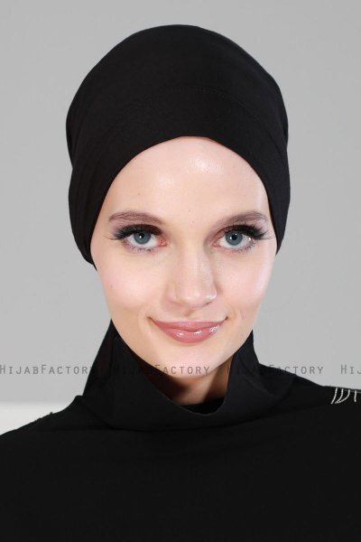 Felicia - Turbante Di Cotone Nero